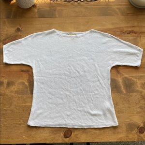 Eileen Fisher Petite Linen Top